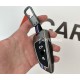 Чохол протектор на ключ для BMW F48 G30 G11 F39 F25 F15 F16 сірий хром