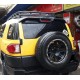 Cпойлер багажника Toyota FJ Cruiser черный глянцевый ABS-пластик (2007-2021)
