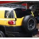 Cпойлер багажника Toyota FJ Cruiser черный глянцевый ABS-пластик (2007-2021)