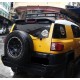 Cпойлер багажника Toyota FJ Cruiser черный глянцевый ABS-пластик (2007-2021)