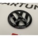 Комплект емблем фольксваген для VW Golf 6 , чорний глянець