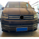 Накладка переднего бампера Volkswagen T6 черная глянцевая (2015-2019)