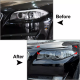 Реснички (бровки) BMW 5 F10 черный глянец ABS-пластик (2010-2013)