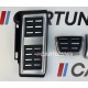 Накладки на педалі VW Passat B8 / Golf 7 / Tiguan II / Seat Leon 3 / Skoda Octavia A7(автомат)