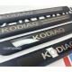 Накладки на пороги Skoda Kodiaq чорні (2016-...)