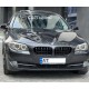 Накладки на зеркала BMW F10 / F11 / F18, черные глянец, дорестайл