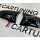 Накладки на зеркала BMW F20 F21 F22 F23 F30 F31 F32 F33 F34 X1 E84 черный глянец