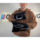 Накладки на зеркала BMW F20 F21 F22 F23 F30 F31 F32 F33 F34 X1 E84 черный глянец