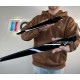 Реснички на BMW X5 F15 / X6 F16 черный глянец ABS-пластик