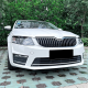 Вії на Skoda Octavia A7 чорний глянець ABS-пластик