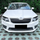 Вії на Skoda Octavia A7 чорний глянець ABS-пластик