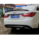 Спойлер багажника Hyundai Sonata YF чорний глянсовий ABS-аластик (2010-2014)