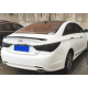 Спойлер багажника Hyundai Sonata YF чорний глянсовий ABS-аластик (2010-2014)