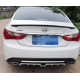 Спойлер багажника Hyundai Sonata YF чорний глянсовий ABS-аластик (2010-2014)