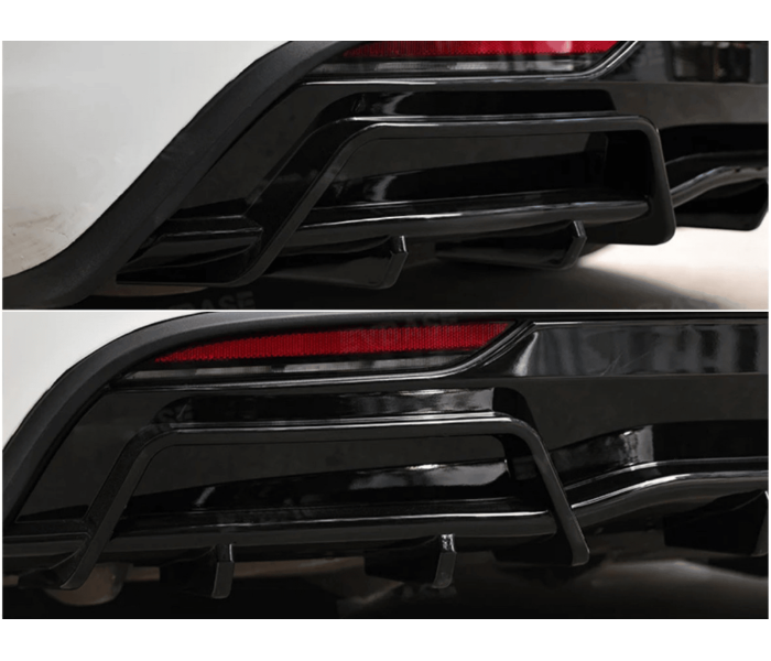 Накладка заднего бампера Tesla Model 3 черный глянец (2023+)