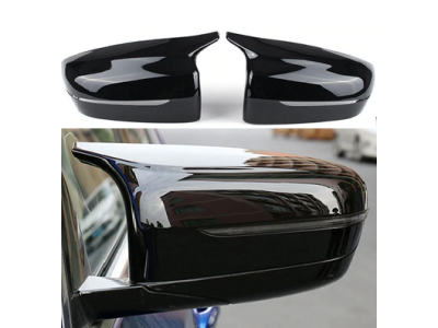Накладки на зеркала BMW G20 / G30 / G32 / G11 / G12 М стиль черный глянец