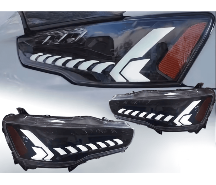 Оптика передняя, фары на Митсубиси Лансер 08-16