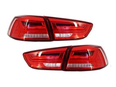 Оптика задняя фонари MITSUBISHI LANCER X красные диодные