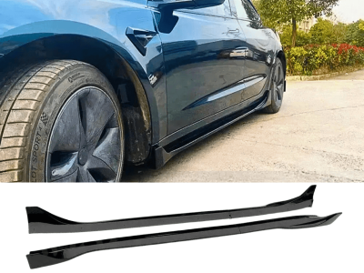 Накладки (диффузоры) порогов Tesla Model 3 2023+