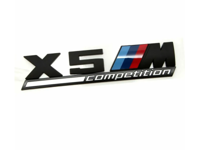 Наклейка-емблема на кузов BMW X5M Competition Black