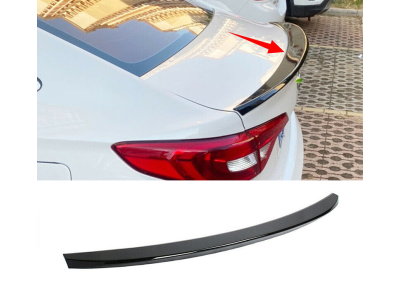 Спойлер багажника Hyundai Sonata чорний глянсовий ABS-пластик (2015-2017)