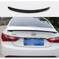 Спойлер багажника Hyundai Sonata YF чорний глянсовий ABS-аластик (2010-2014)