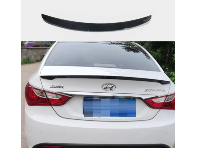 Спойлер багажника Hyundai Sonata YF чорний глянсовий ABS-аластик (2010-2014)