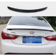 Спойлер багажника Hyundai Sonata YF чорний глянсовий ABS-аластик (2010-2014)