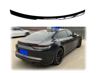 Спойлер багажника Porsche Panamera 971 чорний глянець (2016-...)