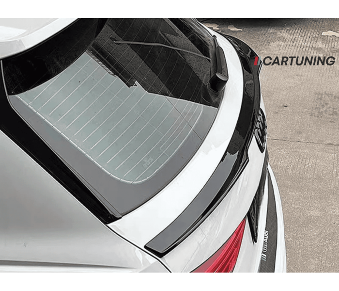 Cпойлер багажника Audi Q3 Sportback черный глянцевый ABS-пластик (2019-...)