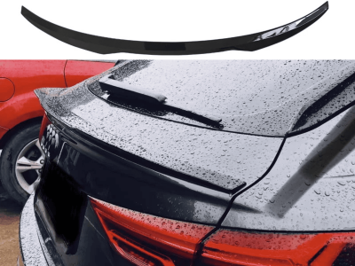 Cпойлер багажника Audi Q3 Sportback черный глянцевый ABS-пластик (2019-...)