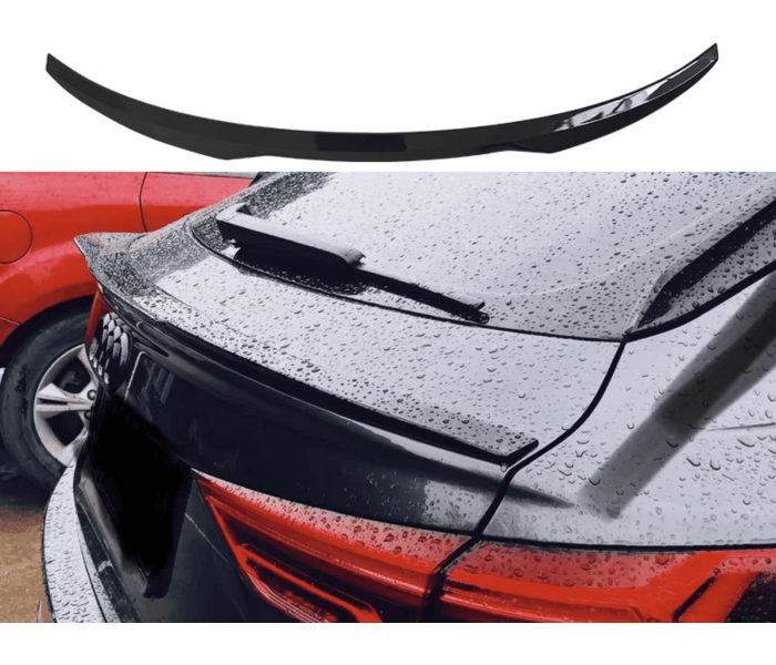 Cпойлер багажника Audi Q3 Sportback черный глянцевый ABS-пластик (2019-...)