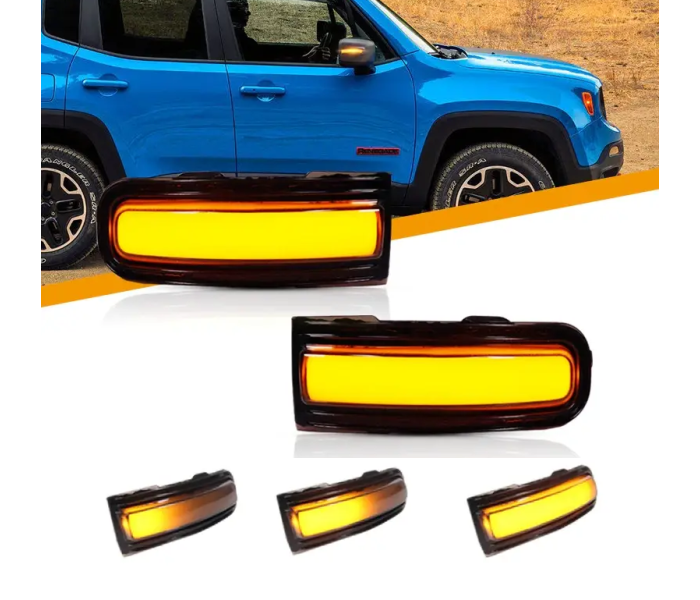 Светодиодный указатель поворота Jeep Renegade дымчатые