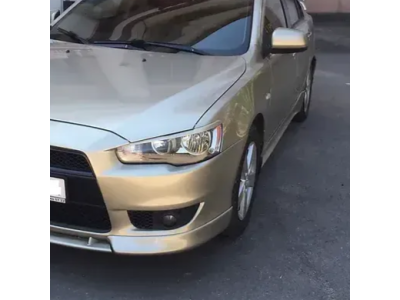 Вії Mitsubishi Lancer X, накладки фар Лансер 10