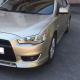 Реснички Mitsubishi Lancer X, накладки фар Лансер 10