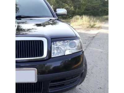 Ресничкі на Skoda Superb (2001-2008)  у чорному глянці