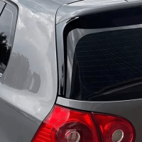 Боковые спойлеры на заднее стекло Volkswagen Golf 5 MK5 Hatchback 2003–2008 черный глянец