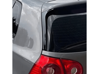 Бічні спойлери заднього скла Volkswagen Golf 5 MK5 Hatchback 2003–2008 чорний глянець