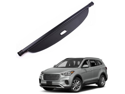 Задняя накладка (шторка, полка) багажника Hyundai Santa Fe 7-местный (2013-2018)