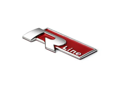 Эмблема на решетку радиатора Rline для Volkswagen